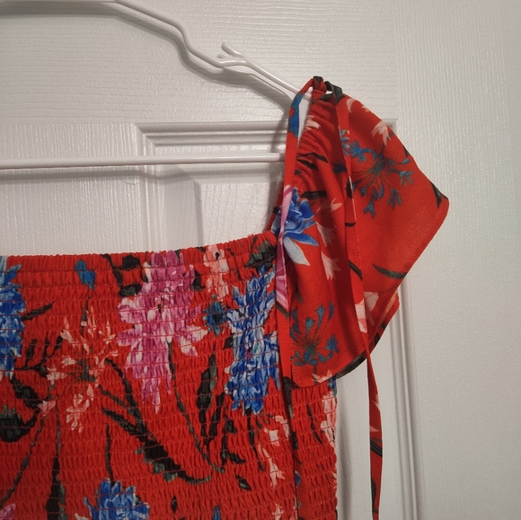 Ali & Jay Red Floral Midi Dress - Picture 4 of 7